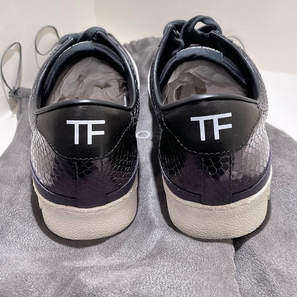 Tom Ford | Black / Silver Sneakers Size 38 Brand New - Picture 6 of 6
